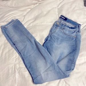 Express - Light Wash Stretch+ Legging Mid Rise - 2R